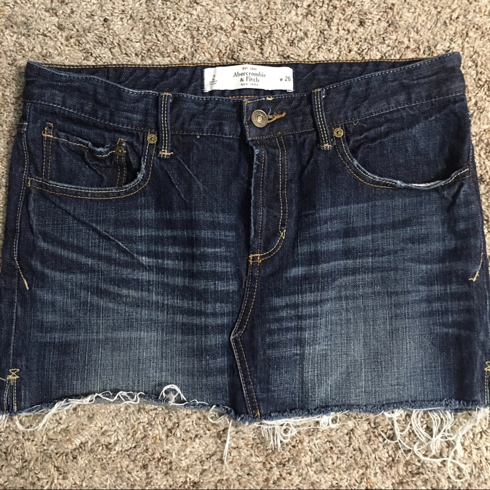 Abercrombie & Fitch Denim Skirt - 26 Waist